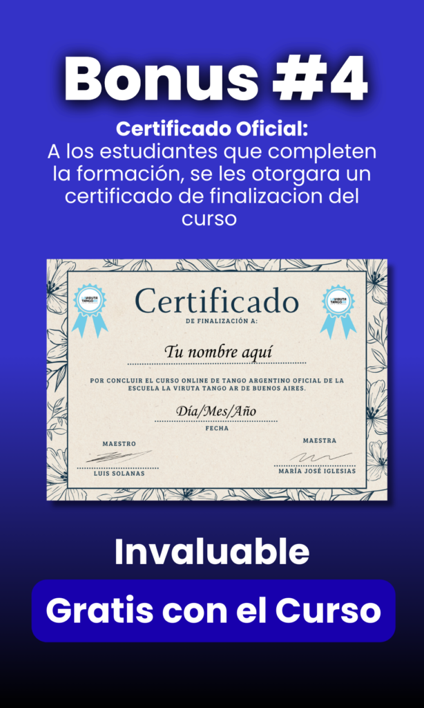 curso online de tango argentino