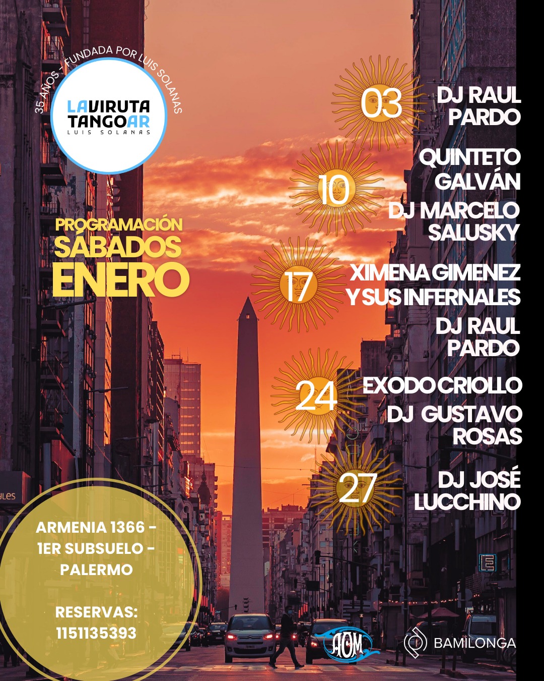 Home | La Viruta Tango AR de Luis Solanas Clases y Milonga de Tango en  Buenos Aires